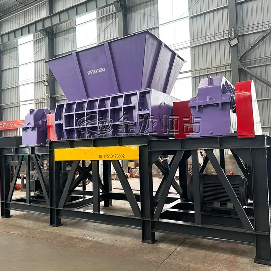 Scrap Metal Crusher Car Aluminum Shredder Double Shaft Shredder Machine Plastic Scrap Metal Shredders
